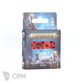 Описание картинки AGE OF SIGMAR: DAUGHTERS OF KHAINE DICE от Дауран по цене 3 000руб | Свободный Рынок Миниатюр - СРМ