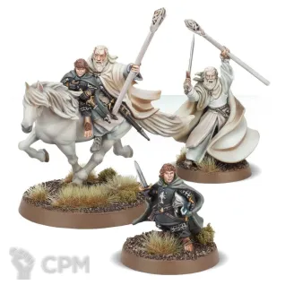 Описание картинки Gandalf the White and Peregrin Took от  по цене 750руб | Свободный Рынок Миниатюр - СРМ