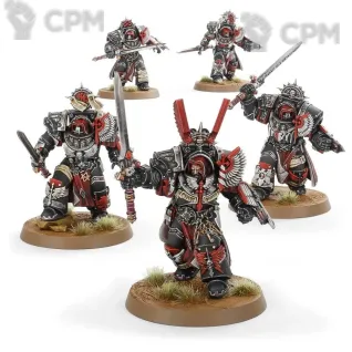 Описание картинки Dark Angels Inner Circle Knights Cenobium от Nakatan по цене 1 900руб | Свободный Рынок Миниатюр - СРМ
