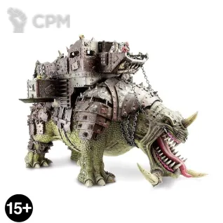 Описание картинки Ork Gargantuan Squiggoth от ВАХА WORKSHOP по цене 3 000руб | Свободный Рынок Миниатюр - СРМ