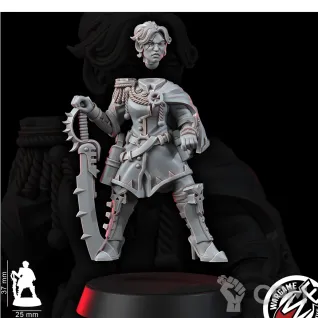 Описание картинки RENEGADES OF PAIN OBLITERATION FLEET HONOURED COMMANDER от Zakat-3D по цене 150руб | Свободный Рынок Миниатюр - СРМ