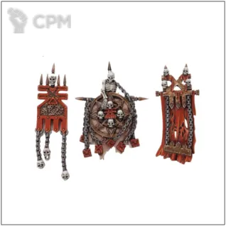 Описание картинки Chaos Daemons Banners of Rage 2 от OldHammer Мастерская по цене 500руб | Свободный Рынок Миниатюр - СРМ
