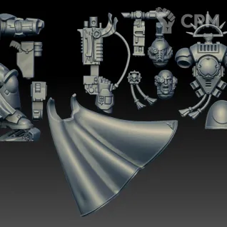 Описание картинки Captain (Scan) от AxeL's Forge по цене 250руб | Свободный Рынок Миниатюр - СРМ