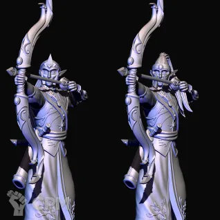 Описание картинки High Elves Archers от Магазин Альфария по цене 880руб | Свободный Рынок Миниатюр - СРМ
