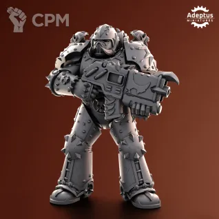 Описание картинки Ironflayers Chaos Space Knights / Legionaries от Zakat-3D по цене 720руб | Свободный Рынок Миниатюр - СРМ