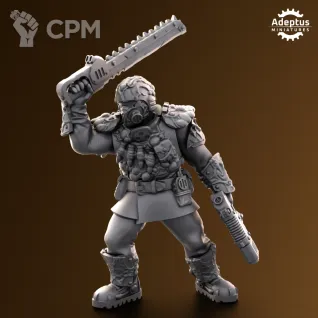 Описание картинки Command squad Sporeblight Regiment от Zakat-3D по цене 320руб | Свободный Рынок Миниатюр - СРМ