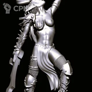 Описание картинки Witch Aelves with Paired Sciansá от Магазин Альфария по цене 1 000руб | Свободный Рынок Миниатюр - СРМ
