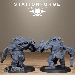 Описание картинки Bogkin Infantry от Manufactorum76 по цене 2 000руб | Свободный Рынок Миниатюр - СРМ