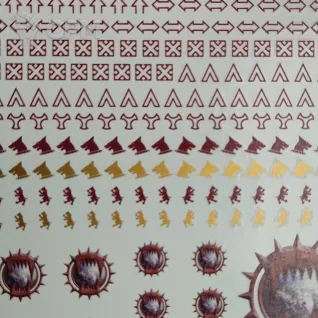 Описание картинки Transfer Sheet World Eaters от ССП по цене 1 800руб | Свободный Рынок Миниатюр - СРМ