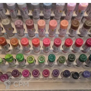 Описание картинки Полки для красок Vallejo, AK,Jim Scale,Citadel от Trizna по цене 850руб | Свободный Рынок Миниатюр - СРМ