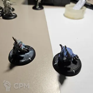 Описание картинки Shredder Legion Of Everblight lesser warbeast (Шреддеры 2 штуки). от LeoEND по цене 900руб | Свободный Рынок Миниатюр - СРМ