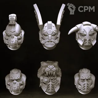 Описание картинки Wolf Guard Headtakers от Магазин Альфария по цене 600руб | Свободный Рынок Миниатюр - СРМ