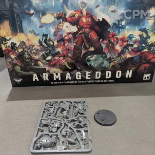 Описание картинки Armageddon Orks Warboss - оригинал от Gregor98 по цене 1 500руб | Свободный Рынок Миниатюр - СРМ