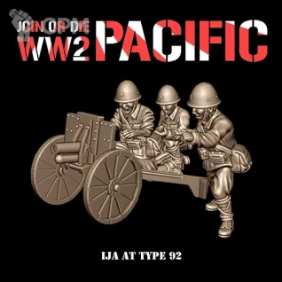 Описание картинки IJA Cannon TYPE 92 от 3DPrintClub по цене 450руб | Свободный Рынок Миниатюр - СРМ