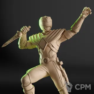 Описание картинки Green Ranger Фигурка (Power Rangers) от GAS3TXD  по цене 2 900руб | Свободный Рынок Миниатюр - СРМ