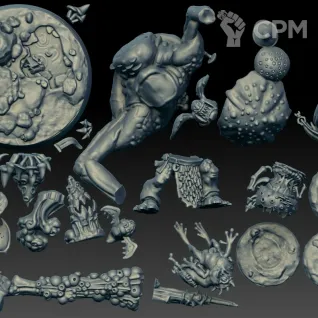 Описание картинки Mollog's Mob (Scan) от AxeL's Forge по цене 1 100руб | Свободный Рынок Миниатюр - СРМ