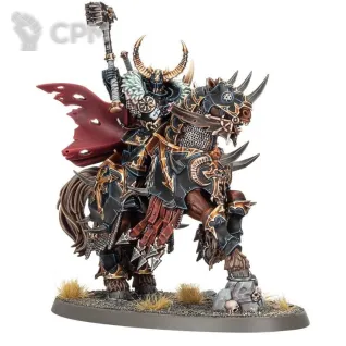 Описание картинки Chaos Lord on Daemonic Mount / Eternus, Blade of the First Prince от Knight of Light по цене 450руб | Свободный Рынок Миниатюр - СРМ