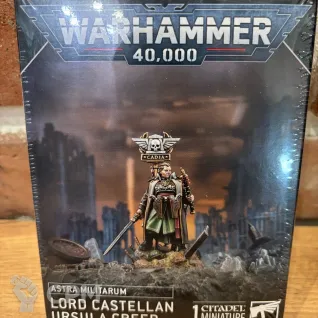 Описание картинки Lord Castellan Ursula Creed от WarhammerBaby по цене 4 530руб | Свободный Рынок Миниатюр - СРМ