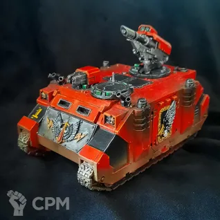 Описание картинки Space Marine Razorback (оригинал) от Superguns по цене 4 000руб | Свободный Рынок Миниатюр - СРМ