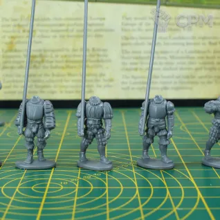 Описание картинки Warlord  Pike &amp; Shotte Landsknechts Pikemen - от Base 28 по цене 620руб | Свободный Рынок Миниатюр - СРМ
