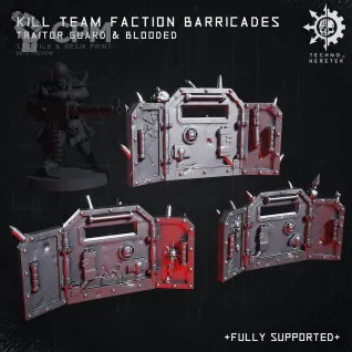 Описание картинки Blooded Barricade от AxeL's Forge по цене 100руб | Свободный Рынок Миниатюр - СРМ