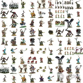Описание картинки Old Fantasy Box COLOSSUS (от 5 случайных миниатюр +1-2 монструозные м-ры или 1-2 отряда) от Stark Foundry по цене 5 545руб | Свободный Рынок Миниатюр - СРМ