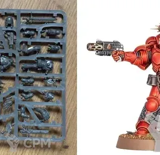 Описание картинки Blood Angels: Captain от zurdo по цене 3 200руб | Свободный Рынок Миниатюр - СРМ