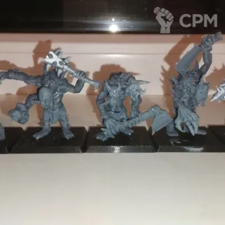 Описание картинки Warhammer The Old World Тролли хаоса 28мм от User37833 по цене 990руб | Свободный Рынок Миниатюр - СРМ