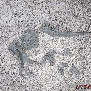 Описание картинки Deathmaster Crixxit от Бруталити по цене 350руб | Свободный Рынок Миниатюр - СРМ