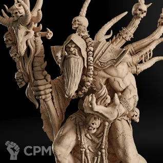 Описание картинки Gul'dan Фигурка (World of Warcraft) от GAS3TXD  по цене 4 400руб | Свободный Рынок Миниатюр - СРМ
