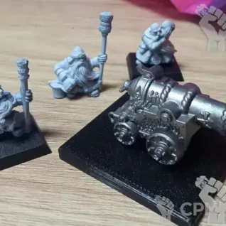Описание картинки Dwarf Cannon от Xero по цене 700руб | Свободный Рынок Миниатюр - СРМ