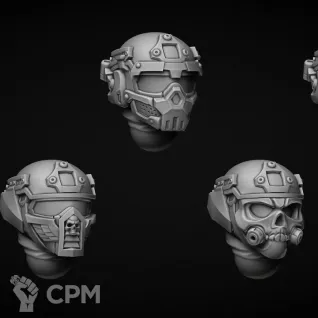 Описание картинки Helmets model “AM” type Veteran от LDBits по цене 508руб | Свободный Рынок Миниатюр - СРМ