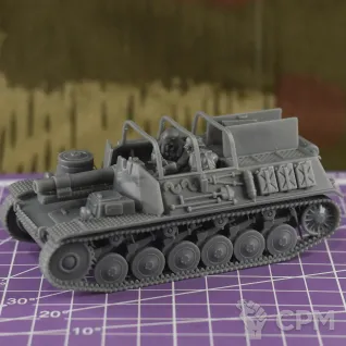 Описание картинки Немецкая САУ Sturmpanzerwagon II с экипажем (версия DAK) / масштаб 1:56 / 28mm от DModels по цене 1 500руб | Свободный Рынок Миниатюр - СРМ