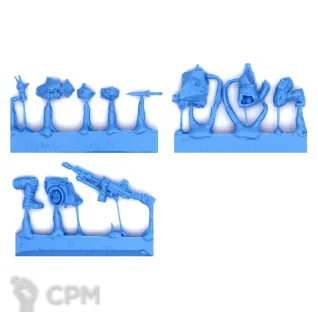 Описание картинки UNDERHIVE HANGERS-ON от TPC по цене 1 400руб | Свободный Рынок Миниатюр - СРМ