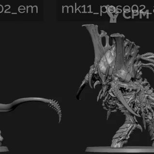 Описание картинки Carnifex от MrMetalHorror по цене 1 200руб | Свободный Рынок Миниатюр - СРМ