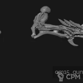 Описание картинки Tyranid Warriors / Воины Тиранидов (3 шт, базы в комплекте, битсы на выбор) от Кузница Миниатюр по цене 540руб | Свободный Рынок Миниатюр - СРМ