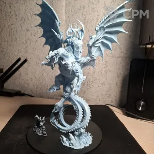 Описание картинки Archaon Everchosen от Zehir по цене 3 000руб | Свободный Рынок Миниатюр - СРМ