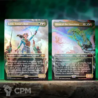 Описание картинки Колода MTG Commander Deck - Temur Roar Tarkir: Dragonstorm на английском языке от Дауран по цене 8 000руб | Свободный Рынок Миниатюр - СРМ