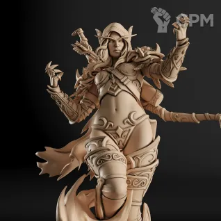 Описание картинки Sylvanas Windrunner Фигурка (World of Warcraft) от GAS3TXD  по цене 3 900руб | Свободный Рынок Миниатюр - СРМ