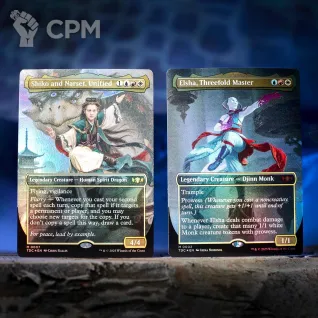 Описание картинки Колода MTG Commander - Jeskai Striker Tarkir: Dragonstorm на английском языке от Дауран по цене 5 750руб | Свободный Рынок Миниатюр - СРМ