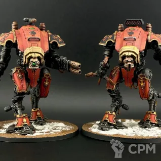 Описание картинки Армия Chaos Knights от Kisinamorda по цене 160 000руб | Свободный Рынок Миниатюр - СРМ