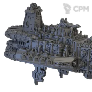 Описание картинки Fist of Iron - Gloriana-class Battleship от 3Д печать миниатюр по цене 3 775руб | Свободный Рынок Миниатюр - СРМ