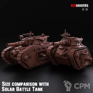 Описание картинки Bastion – Solar Heavy Tank – Imperial Force от WebWay 3D по цене 4 650руб | Свободный Рынок Миниатюр - СРМ