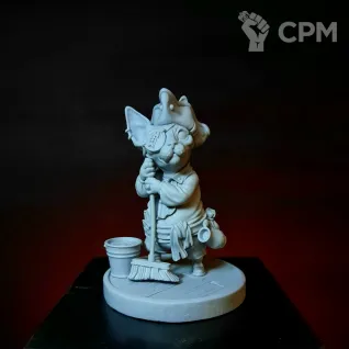 Описание картинки Тощий Шэгги | Коллекционная миниатюра 70 мм от Blood Carrot Knights по цене 1 350руб | Свободный Рынок Миниатюр - СРМ