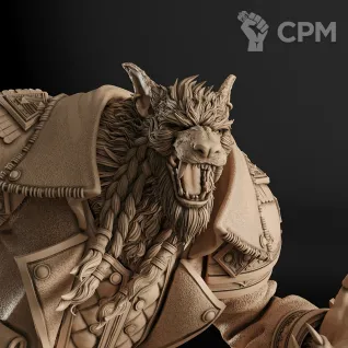 Описание картинки Genn Greymane Фигурка (World of Warcraft) от GAS3TXD  по цене 4 400руб | Свободный Рынок Миниатюр - СРМ