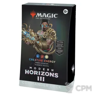 Описание картинки Колода MTG Commander - Creative Energy Modern Horizons 3 на английском языке от Дауран по цене 6 500руб | Свободный Рынок Миниатюр - СРМ
