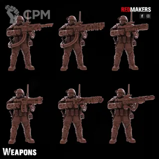 Описание картинки Kasrkin Squad от Daniilfedyakov по цене 1 100руб | Свободный Рынок Миниатюр - СРМ