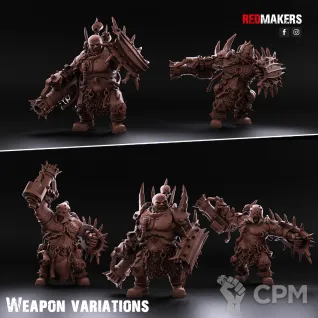 Описание картинки Traitor guard ogryn от Daniilfedyakov по цене 400руб | Свободный Рынок Миниатюр - СРМ