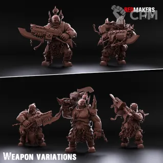 Описание картинки Traitor guard ogryn от Daniilfedyakov по цене 400руб | Свободный Рынок Миниатюр - СРМ
