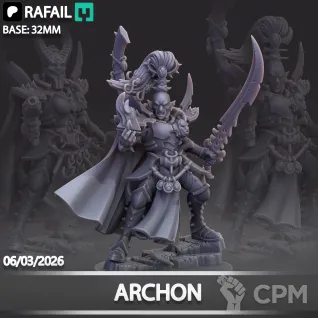 Описание картинки Archon от Naggaroth Night по цене 600руб | Свободный Рынок Миниатюр - СРМ